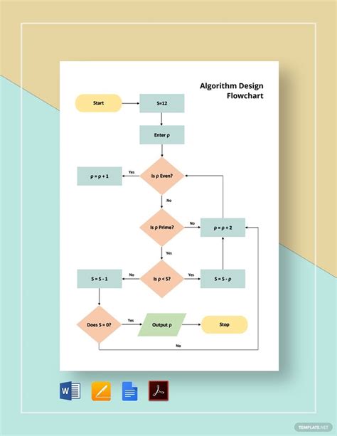 21 Flow Chart Template Google Docs Free Popular Templates Design