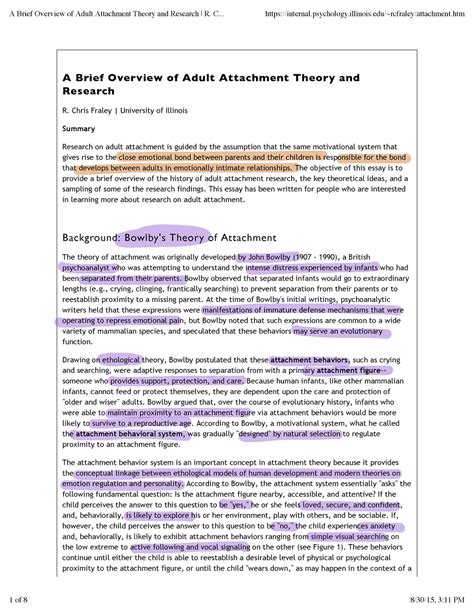 21 Fraley 2010 Brief Overview of Adult Attachment Theory and Research