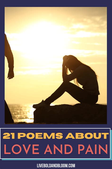 21 Poems About Love and Pain - Live Bold and Bloom