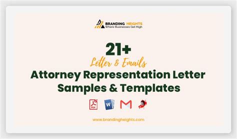 21 Sample Attorney Representation Letter Templates - Branding …