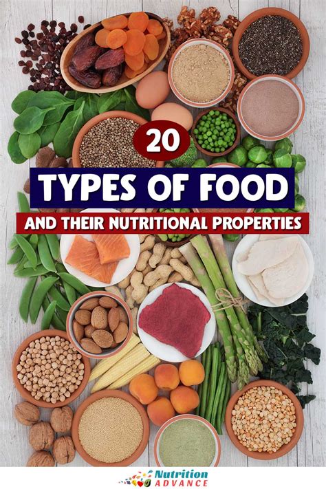 21 Types of Food and Their Nutritional Properties