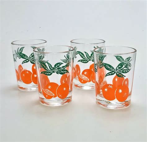 21 Vintage orange juice glasses ideas - Pinterest