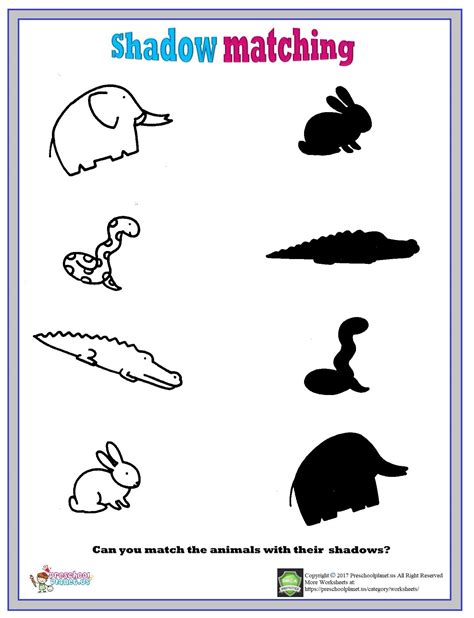 21 Free Printable Shadow Matching Worksheets Esl Vault Shadow Matching Worksheets For Preschool - Shadow Matching Worksheets For Preschool