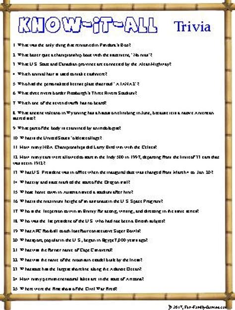 21 Fun 4th Grade Trivia Questions Unleash Your 4th Grade Questions To Ask - 4th Grade Questions To Ask