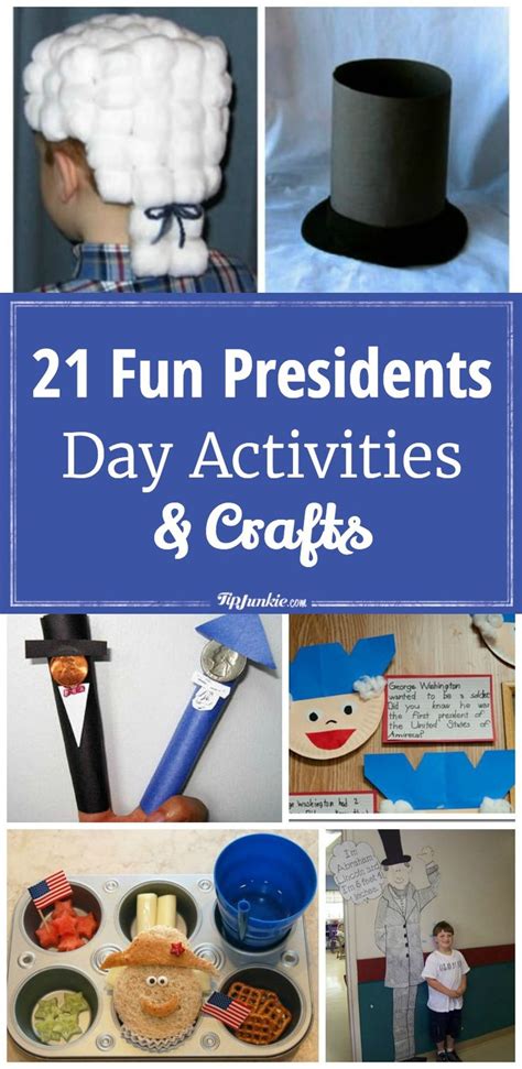 21 Fun Presidents Day Activities And Crafts Tip President S Day Crafts Kindergarten - President's Day Crafts Kindergarten