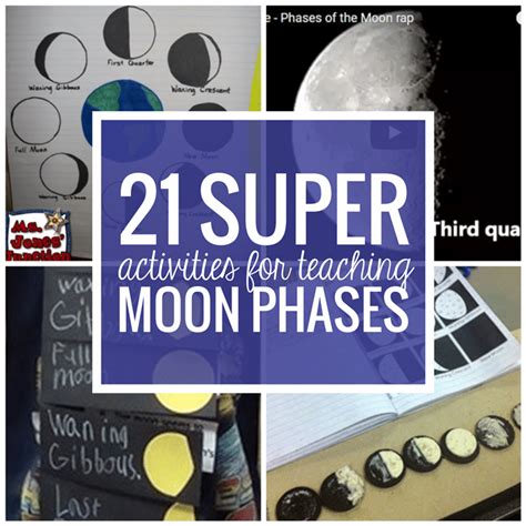 21 Super Activities For Teaching Moon Phases Teach Moon Phases 3rd Grade - Moon Phases 3rd Grade