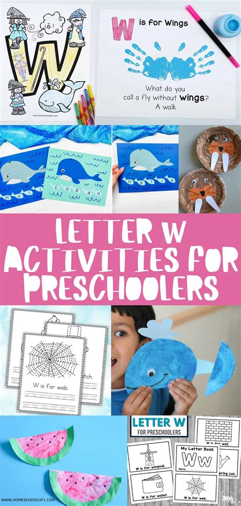 21 Wacky Letter W Activities For Preschoolers Letter W Worksheets Preschool - Letter W Worksheets Preschool