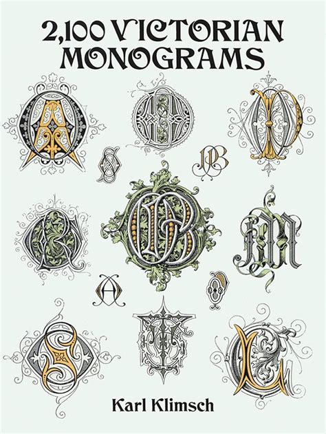 Download 2100 Victorian Monograms By Karl Klimsch