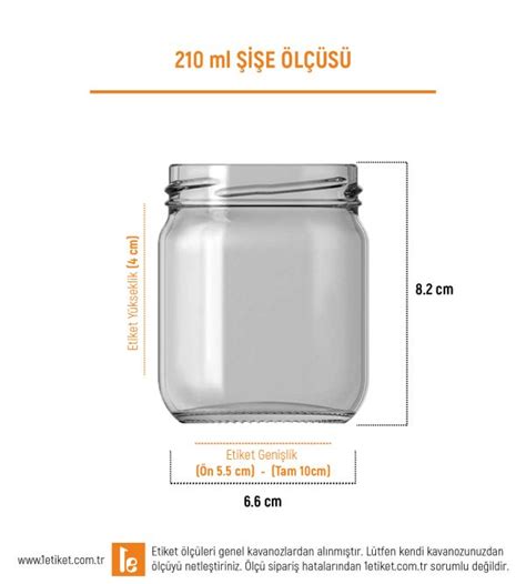 210ml Kavanoz Etiketi 1Etiket.