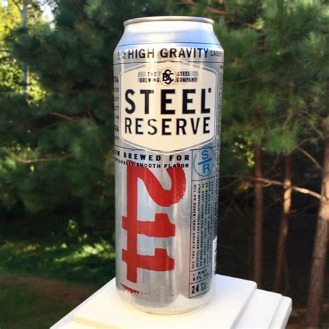211 steel reserve beer. Steel Reserve 211 (High Gravity) is a Malt Liquor style beer brewed by Miller Brewing Co. in Milwaukee, WI. Score: 58 with 1,424 ratings and reviews. Last update: 06-01-2023. 