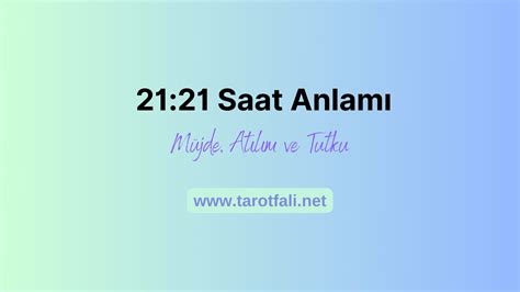 2121 Saat Anlamı
