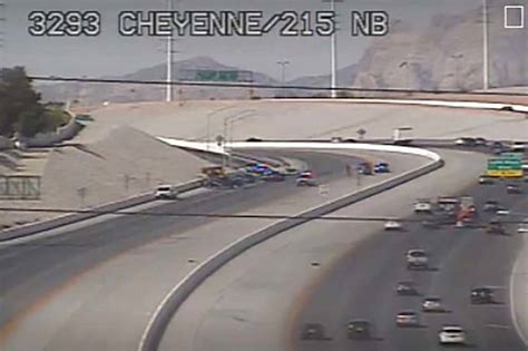 The westbound lanes of the southern 215 Beltway are closed after Buffalo Drive due to a car chase between drivers that ended in a crash, according to Nevada State Police. KLAS Las Vegas. 