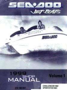 219100097 1999 sea doo sportster1800 challenger1800 shop manual vol 1. - Repair manual for 310 nh square baler.