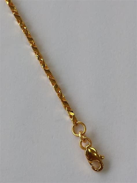 21k gold chain. .  ...