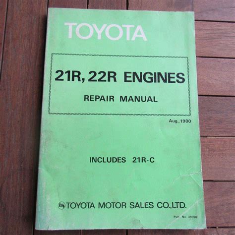 Read Online 21R Engine Manual 