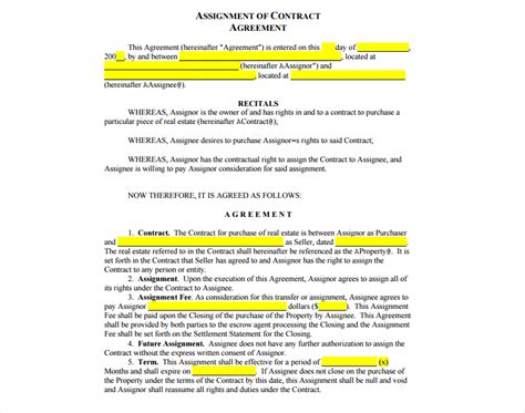 22+ Assignment Agreement Examples & Samples PDF, DOC, Pages Examples