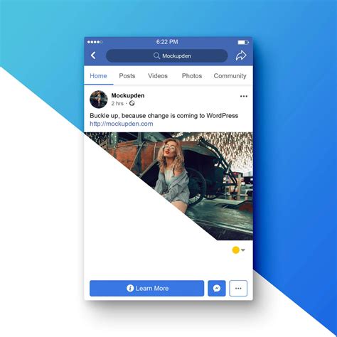 22+ Convertable Facebook Ad Mockup PSD Templates