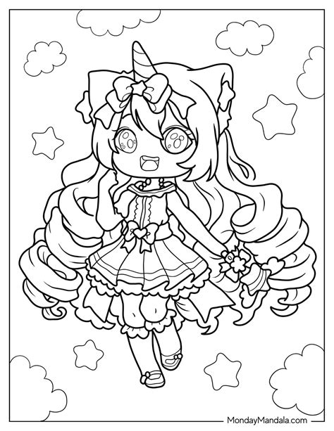 22+ Great Image of Chibi Coloring Pages Unicorn