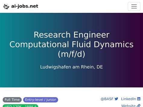 22 Best computational fluid dynamics jobs (Hiring Now!)