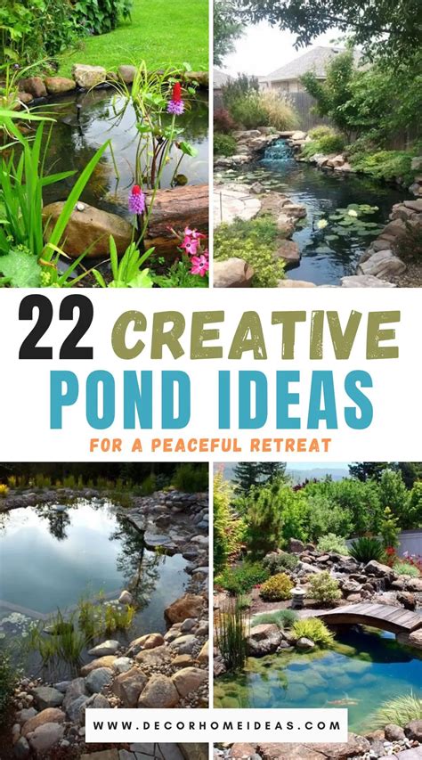 22 Creative Garden Pond Ideas - Inside The Yard - raincitystudios.com