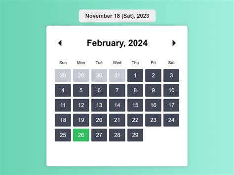 22 Calendar In Javascript Date Picker Javascript Info