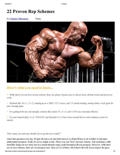 22 Proven Rep Schemes