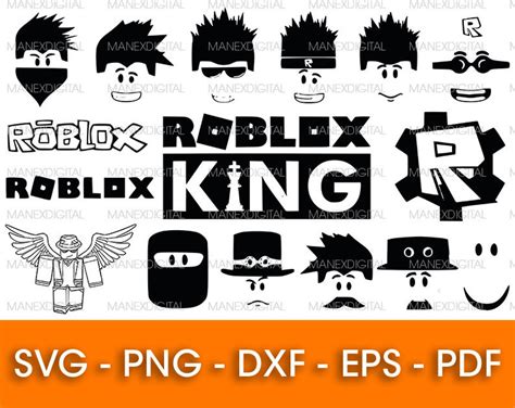 22 Roblox SVG Vector Clipart Roblox Printable Files In SVG Etsy