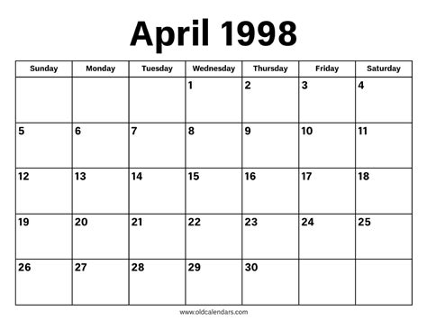 22 april 1998