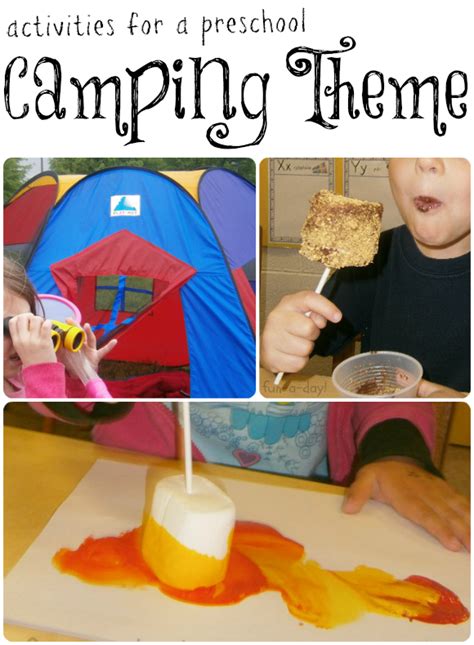 22 Fun Preschool Camping Theme Activities Ohmyclassroom Com Camping Themed Science Activities - Camping Themed Science Activities