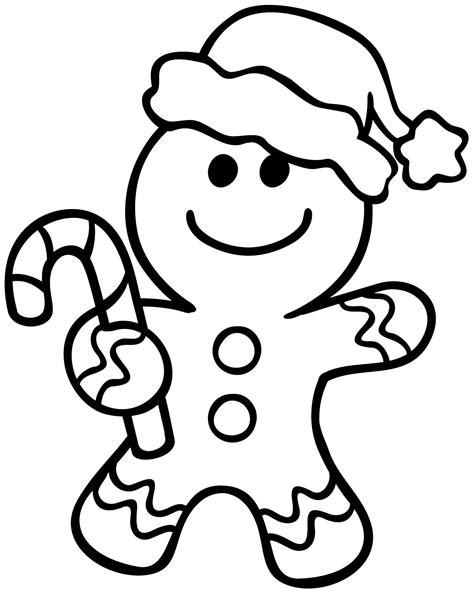 22 Gingerbread Man Coloring Pages Free Pdf Printables Gingerbread Cookie Coloring Page - Gingerbread Cookie Coloring Page