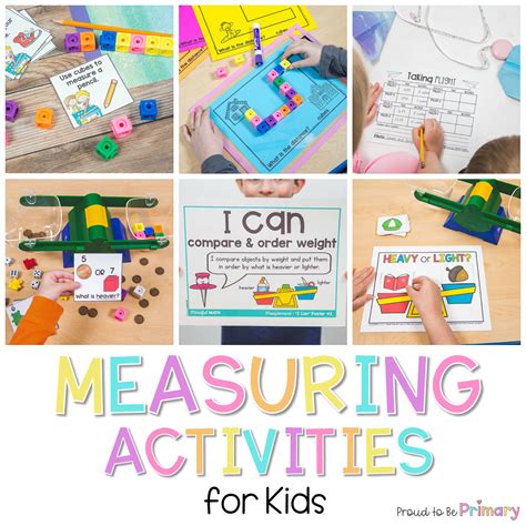 22 Measurement Activities For Kids At Home Or First Grade Measurement Activities - First Grade Measurement Activities