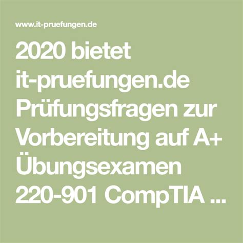 220-1001 Deutsch Prüfungsfragen