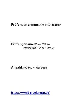 220-1002 Deutsche Prüfungsfragen