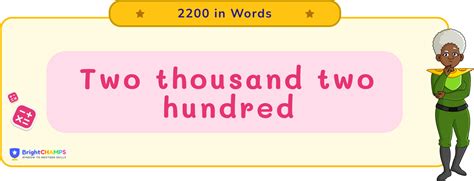 2200 In Words