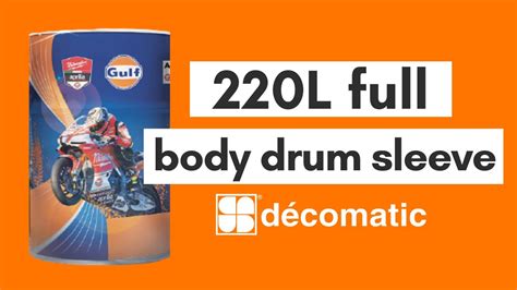 220L FULL BODY DRUM SLEEVE - MANCHON ETIRABLE SUR FÛT …