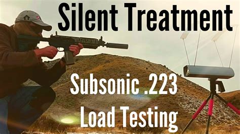 223 subsonic load. .  ...