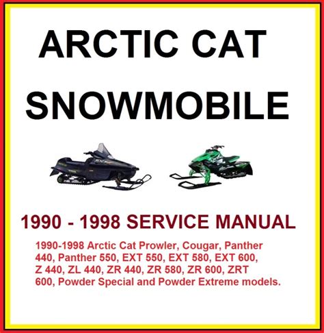 2255 719 1998 arctic cat bearcat wide track cougar panther 550 snowmobile service manual. - Mercedes benz r230 sl class technical manual download.