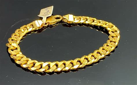 22k Gold Bracelet - Etsy