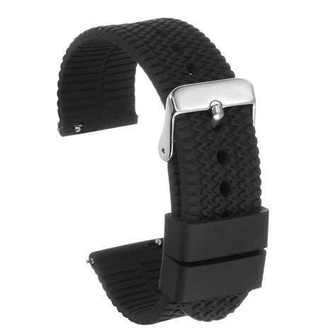 22mm watch strap silicone.  Stylish and aesthetically pleasing, offering ...