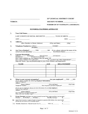 22nd jdc forms.  Search Related Features - paupers affidavit Embed Brand Name in Pdf with ...