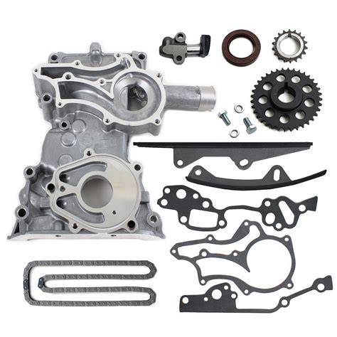 22re timing chain tensioner.  Timing Chain Kit Water Oil Pump for Toyota Pickup 4Runner Cel...