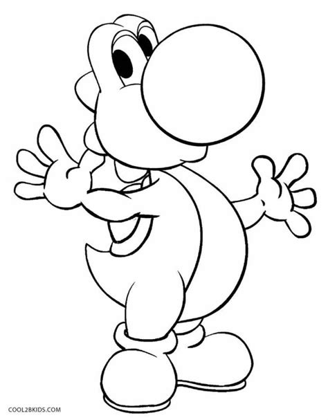 23+ Excellent Picture of Yoshi Coloring Pages