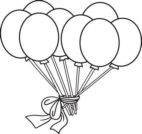 23+ Pretty Picture of Balloon Coloring Pages