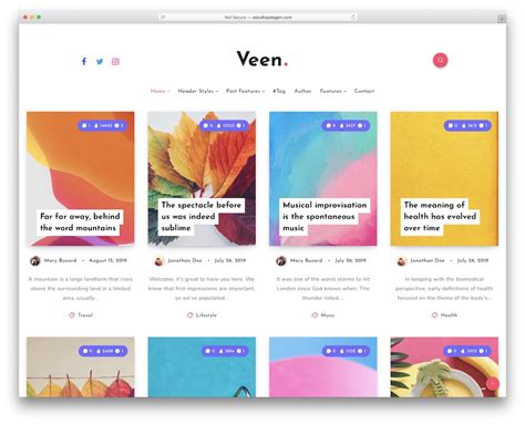 23 Awesome HTML Grid Website Templates 2019 Colorlib