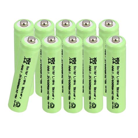 23 Best Aa 1.2v 600mah Nimh Rechargeable Solar Light Batteries …