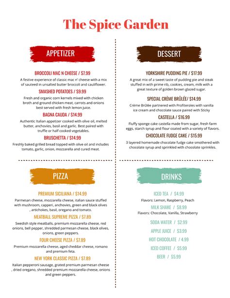23 Event Menu Templates