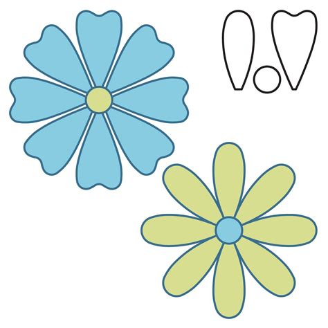23 Flower Patterns Free Printable Flower Applique Patterns