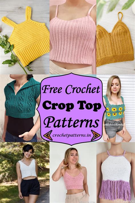 23 Free Crochet Crop Top Patterns For Summer