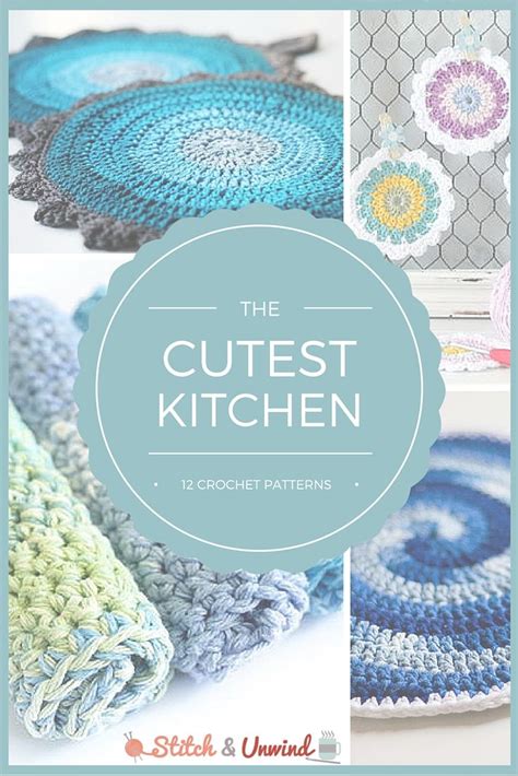 23 Free Crochet Patterns for the Kitchen