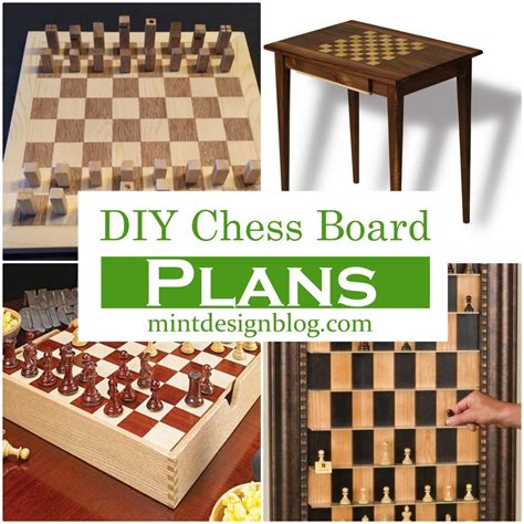 23 Free DIY Chess Board Plans To Make Today Mint Design Blog